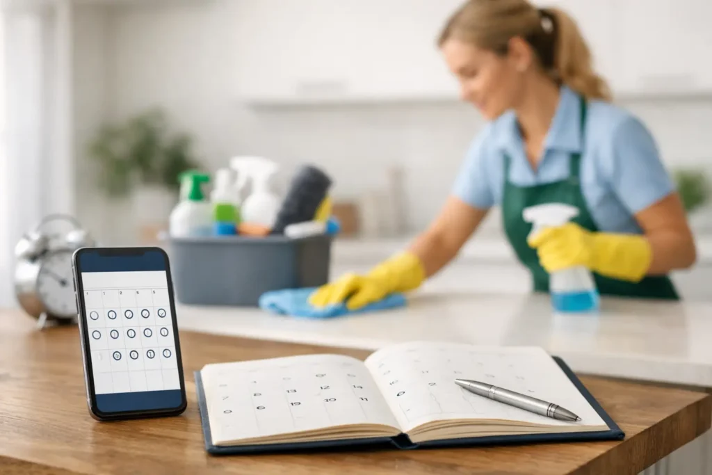How to Schedule Recurring House Cleaning Easily